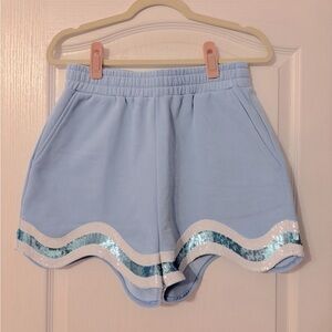 Queen of Sparkles Wavy Shorts